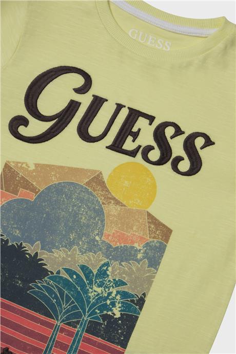 Guess Erkek Çocuk Sarı T-Shirt