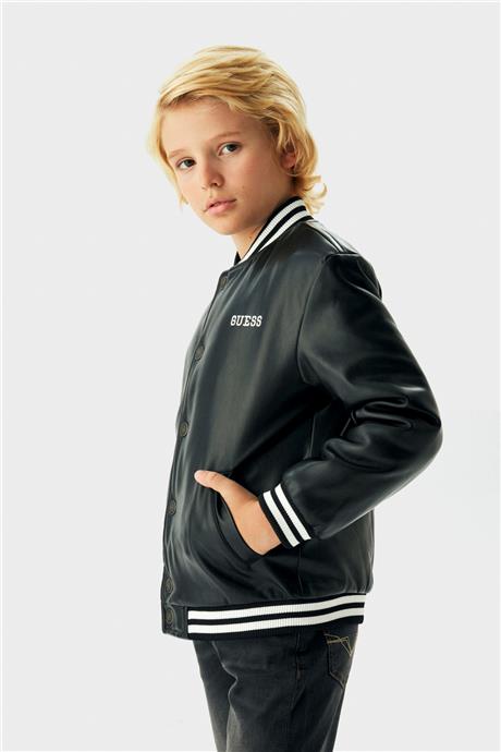 Guess Erkek Çocuk Siyah Ceket