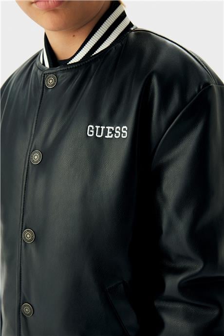Guess Erkek Çocuk Siyah Ceket