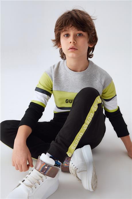 Guess Erkek Çocuk Siyah Eşofman Altı