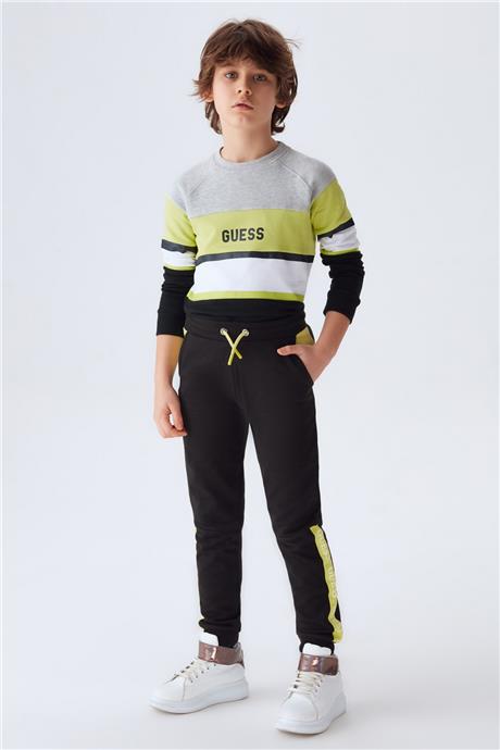 Guess Erkek Çocuk Siyah Eşofman Altı