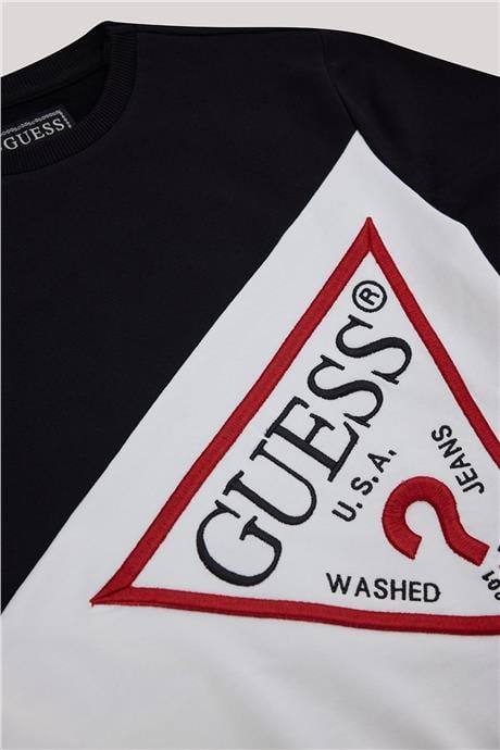 Guess Erkek Çocuk Siyah Sweatshirt
