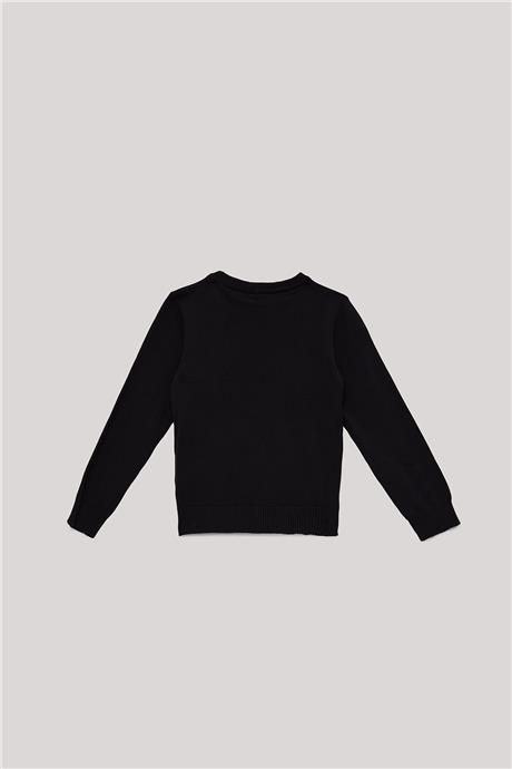 Guess Erkek Çocuk Siyah Sweatshirt