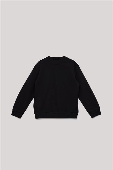Guess Erkek Çocuk Siyah Sweatshirt