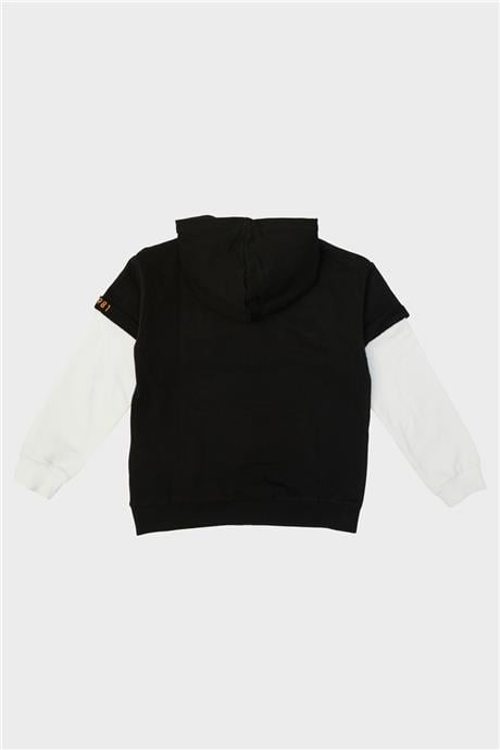 Guess Erkek Çocuk Siyah Sweatshirt
