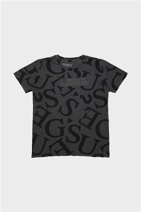 Guess Erkek Çocuk Siyah Tshirt