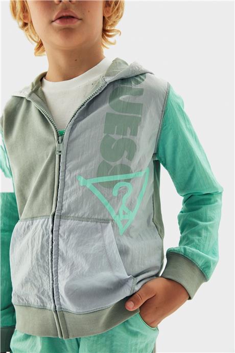 Guess Erkek Çocuk Yeşil Eşofman Üstü
