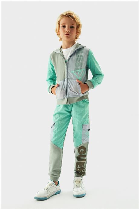 Guess Erkek Çocuk Yeşil Eşofman Üstü