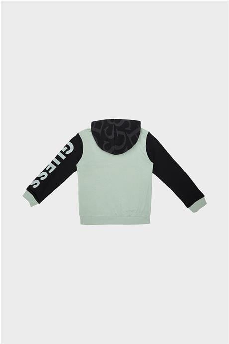 Guess Erkek Çocuk Yeşil Sweatshirt