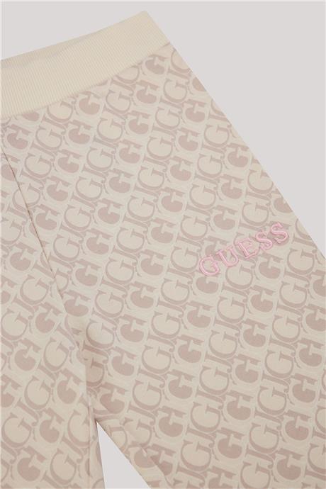 Guess Kız Çocuk Bej Eşofman Altı