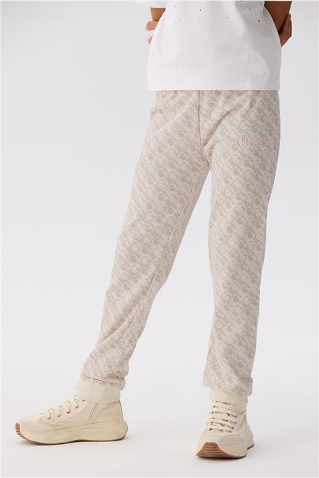 Guess Kız Çocuk Bej Eşofman Altı