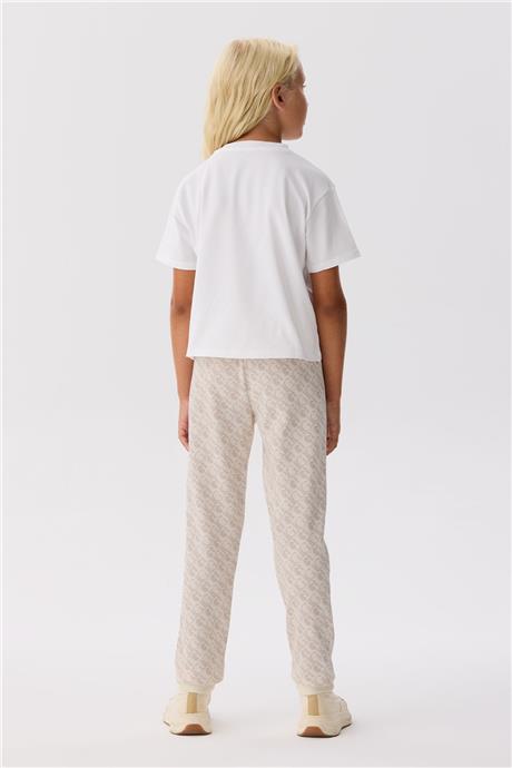 Guess Kız Çocuk Bej Eşofman Altı
