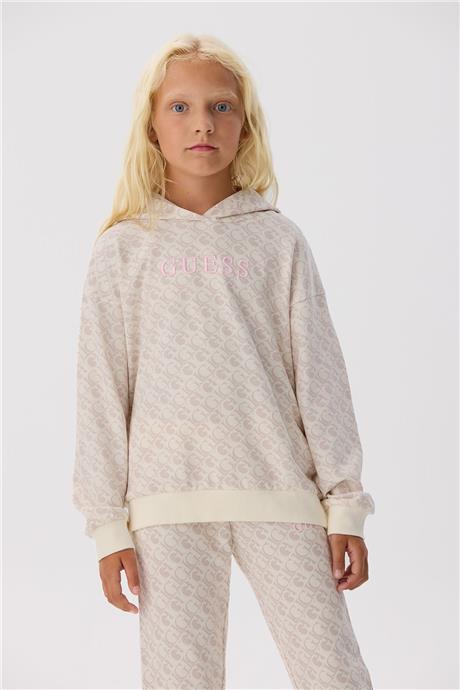 Guess Kız Çocuk Bej Sweatshirt