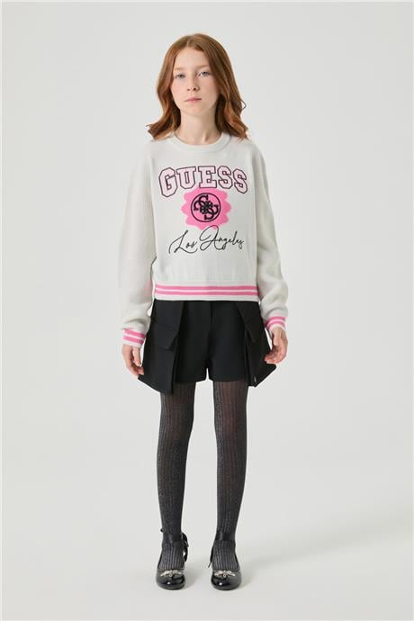 Guess Kız Çocuk Beyaz KazakGuess Kız Çocuk Beyaz Kazak