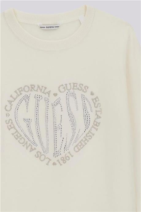 Guess Kız Çocuk Beyaz KazakGuess Kız Çocuk Beyaz Kazak