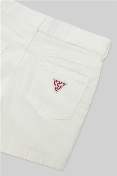 Guess Kız Çocuk Beyaz Şort