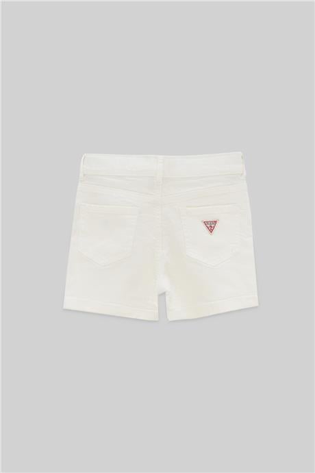 Guess Kız Çocuk Beyaz Şort