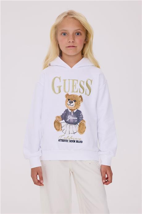 Guess Kız Çocuk Beyaz SweatshirtGuess Kız Çocuk Beyaz Sweatshirt
