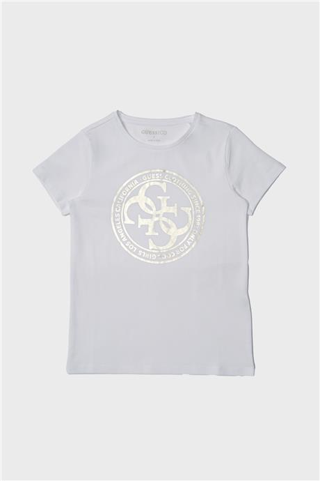 Guess Kız Çocuk Beyaz T-Shirt