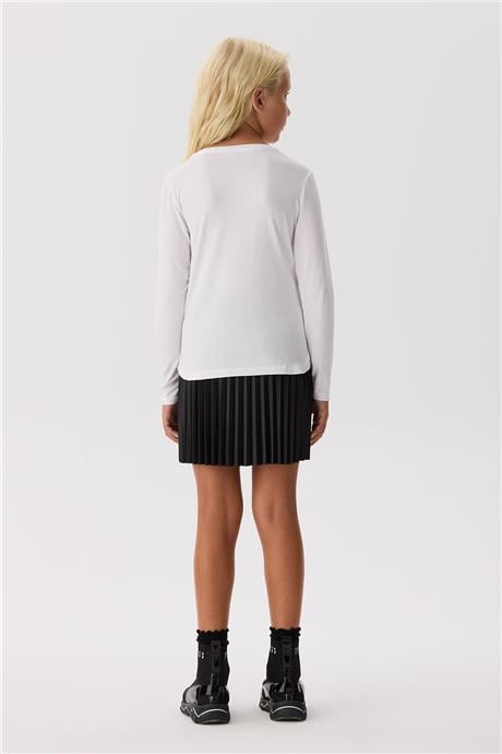 Guess Kız Çocuk Beyaz T-Shirt