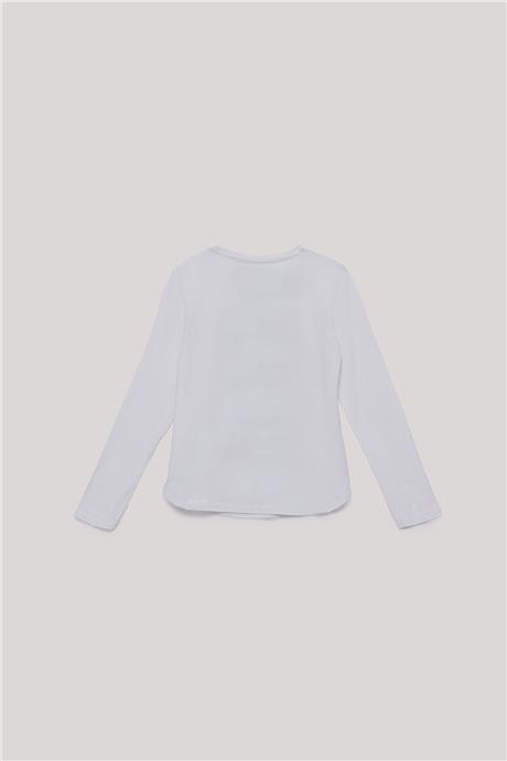 Guess Kız Çocuk Beyaz T-Shirt