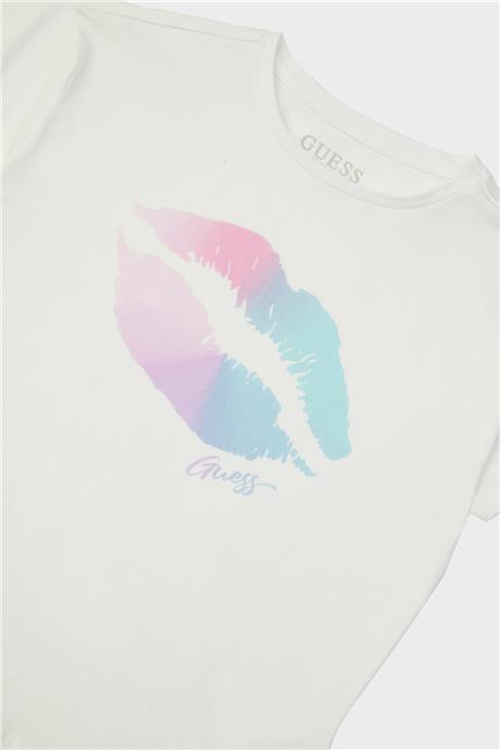 Guess Kız Çocuk Beyaz T-Shirt