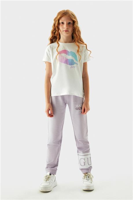 Guess Kız Çocuk Beyaz T-Shirt