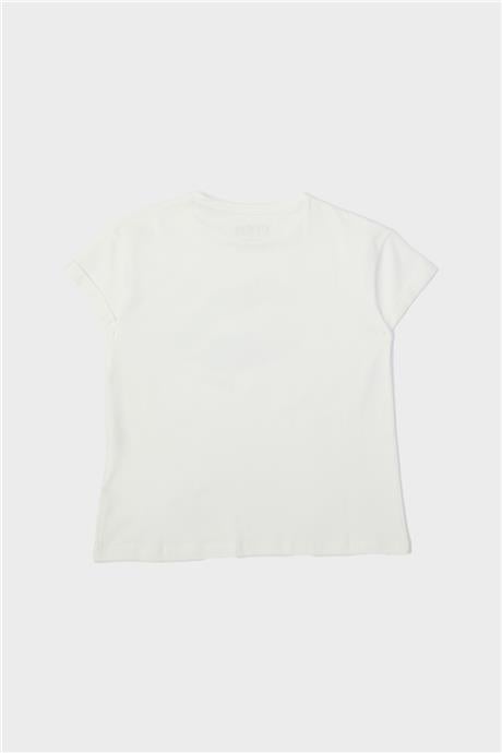 Guess Kız Çocuk Beyaz T-Shirt