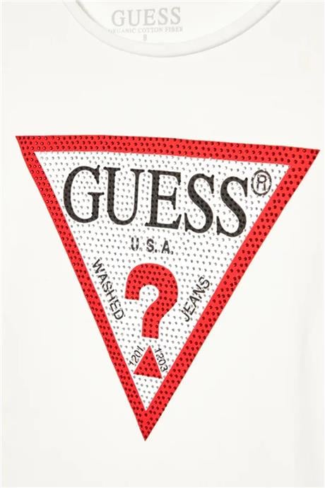 Guess Kız Çocuk Beyaz TshirtGuess Kız Çocuk Beyaz Tshirt