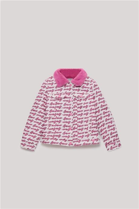 Guess Kız Çocuk Desenli Ceket
