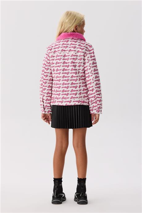 Guess Kız Çocuk Desenli Ceket