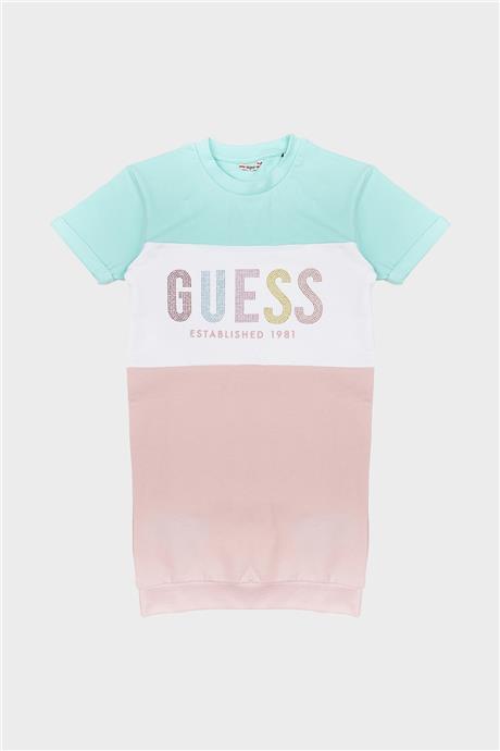 Guess Kız Çocuk Desenli Elbise