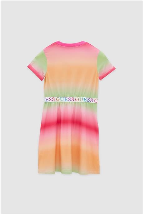 Guess Kız Çocuk Desenli Elbise