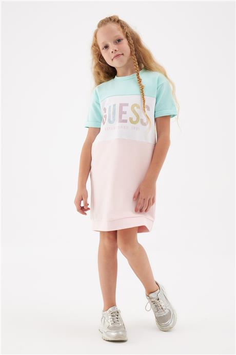 Guess Kız Çocuk Desenli Elbise