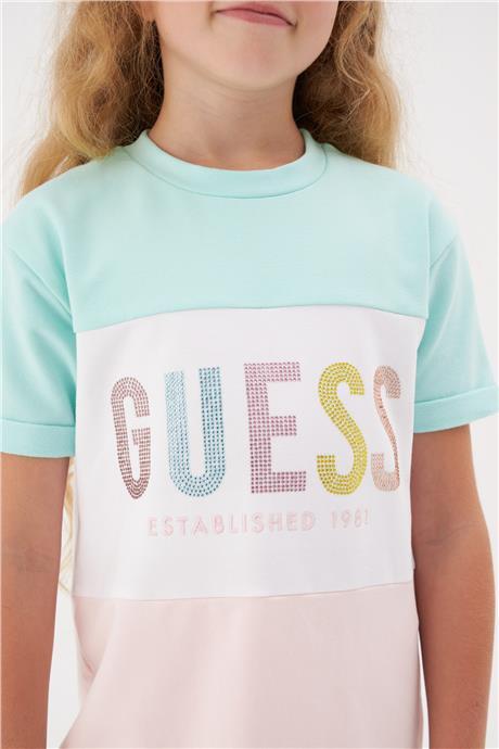 Guess Kız Çocuk Desenli Elbise