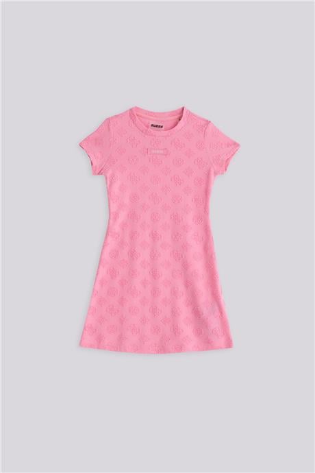 Guess Kız Çocuk Desenli ElbiseGuess Kız Çocuk Desenli Elbise