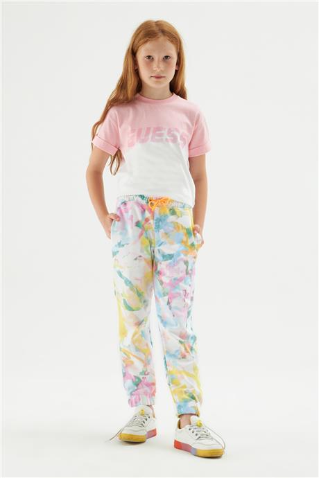 Guess Kız Çocuk Desenli Eşofman Altı
