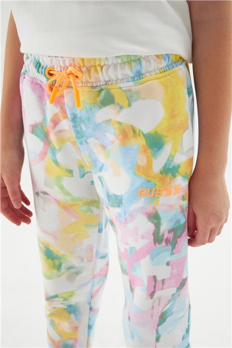 Guess Kız Çocuk Desenli Eşofman Altı
