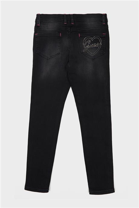 Guess Kız Çocuk Desenli Jean Pantolon