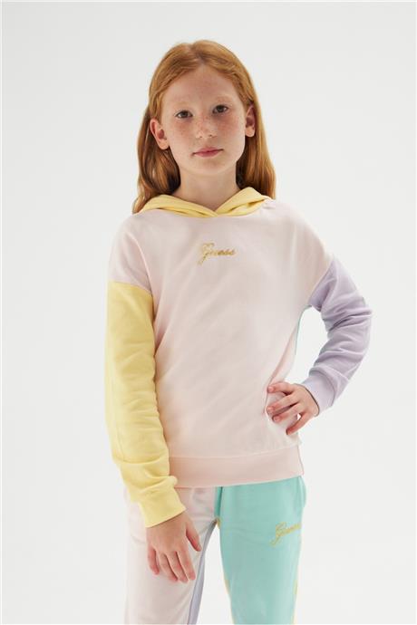 Guess Kız Çocuk Desenli Sweatshirt