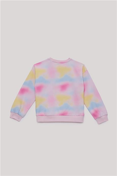 Guess Kız Çocuk Desenli Sweatshirt