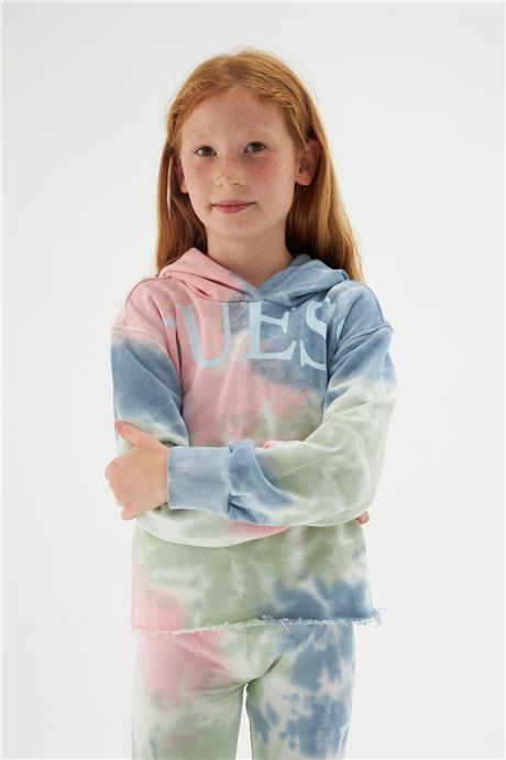Guess Kız Çocuk Desenli Sweatshirt