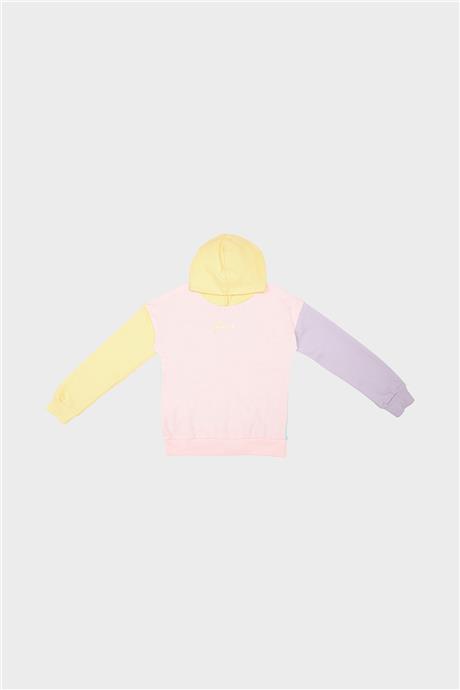 Guess Kız Çocuk Desenli Sweatshirt