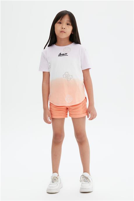 Guess Kız Çocuk Desenli T-Shirt
