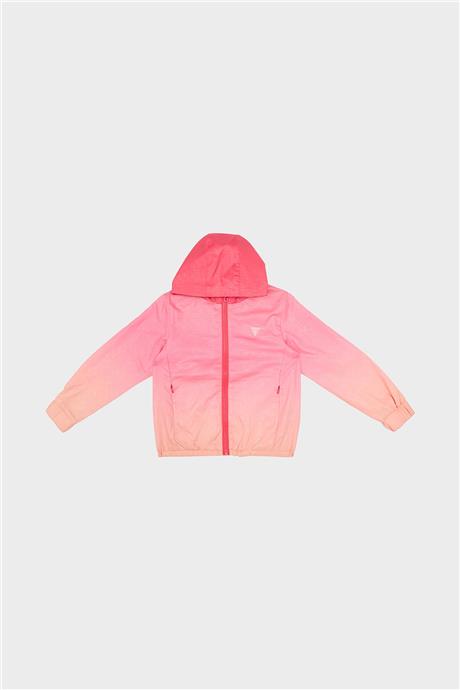 Guess Kız Çocuk Desenli Yağmurluk