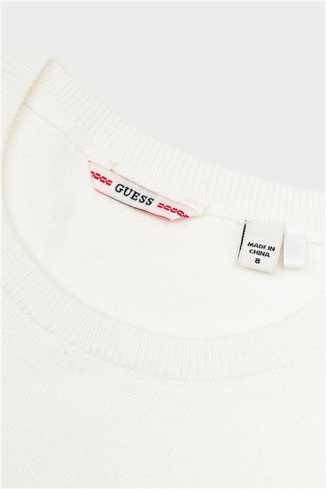 Guess Kız Çocuk Ekru Kazak