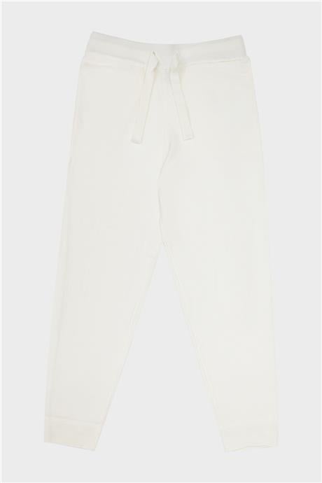 Guess Kız Çocuk Ekru Triko Pantolon