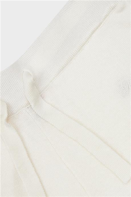 Guess Kız Çocuk Ekru Triko Pantolon