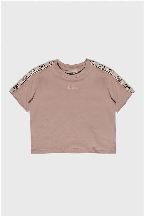 Guess Kız Çocuk Kahverengi T-Shirt