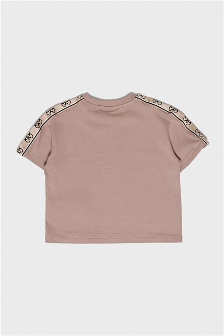 Guess Kız Çocuk Kahverengi T-Shirt